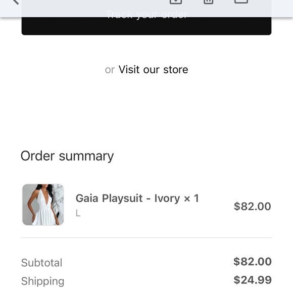 Babyboo Gaia Ivory Playsuit - Picture 3 of 3